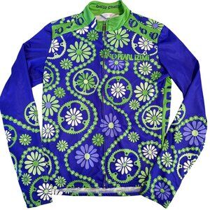 MEDIUM Pearl Izumi Vintage Daisy Chain Womens Cycling  Jersey Top Gears Chains